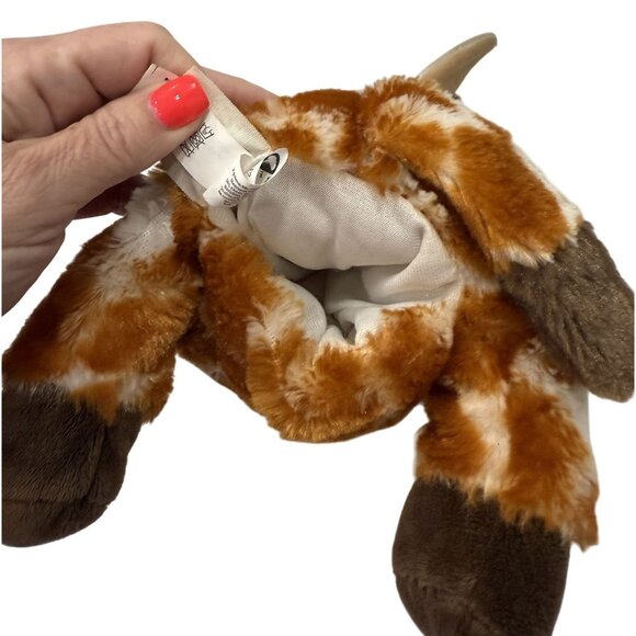 Eco Pals Hand Puppet 12" Giraffe Plush Toy By Wildlife Artists Imaginative Fun - Picture 7 of 9